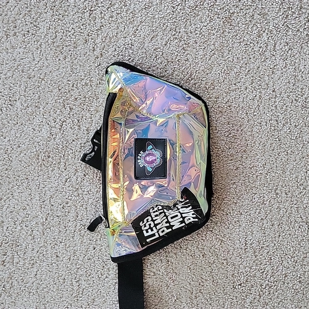 Iridescent fanny pack